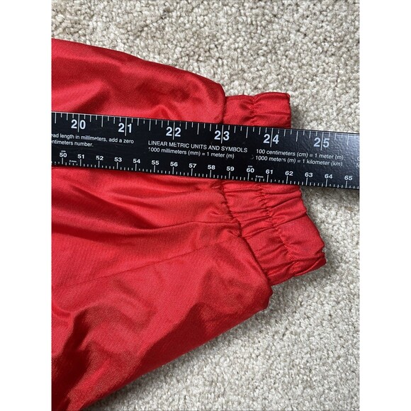 Vintage 90s Descente Oversized Ski Shell Jacket Red Missing Sz Tag Fits XL/2XL - Picture 13 of 16